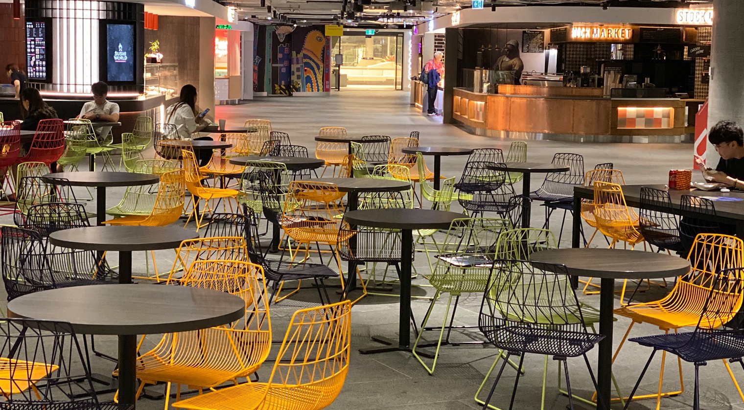 The food court at UTS Central