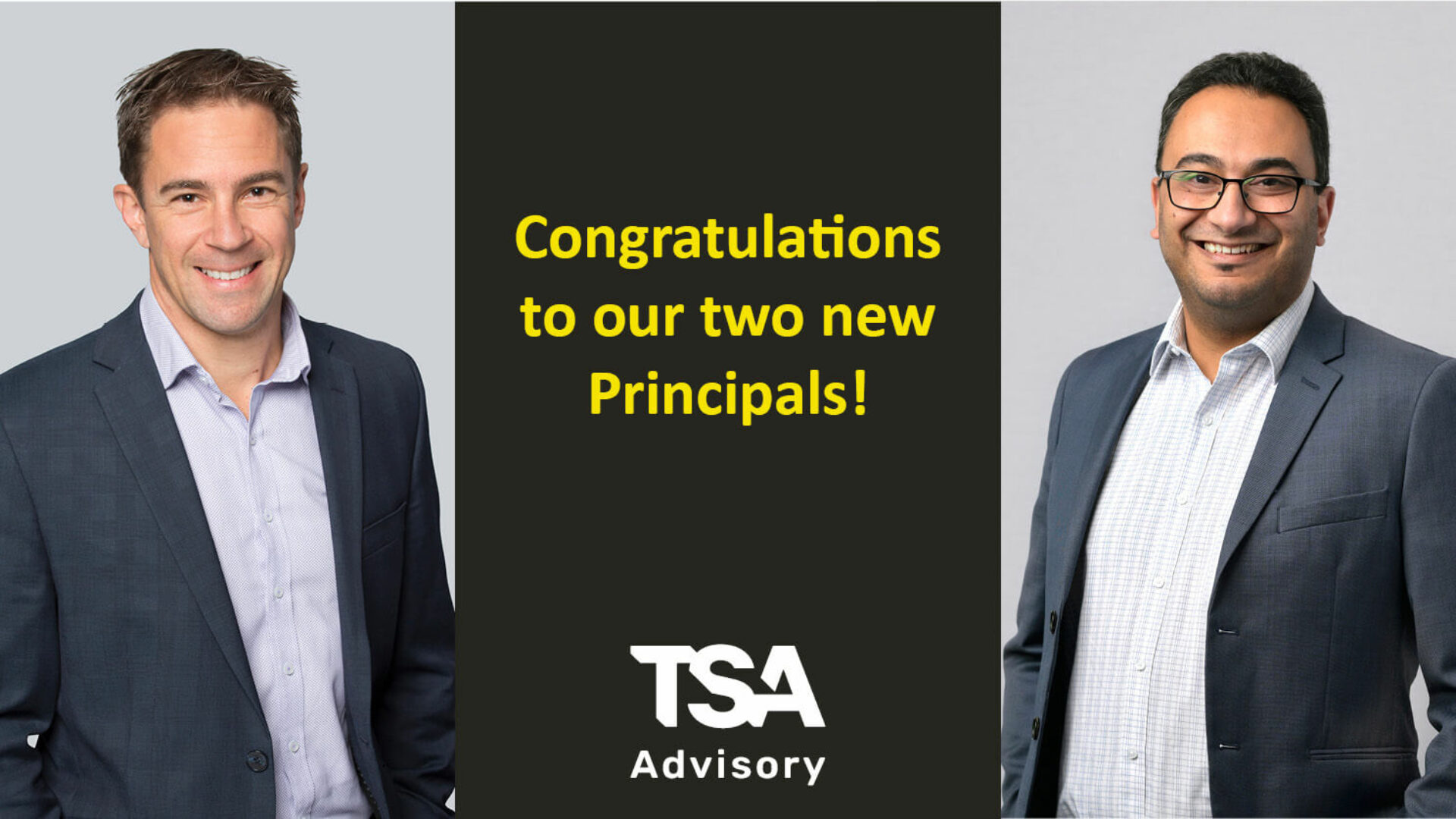 Congratulations to our two new Principals!