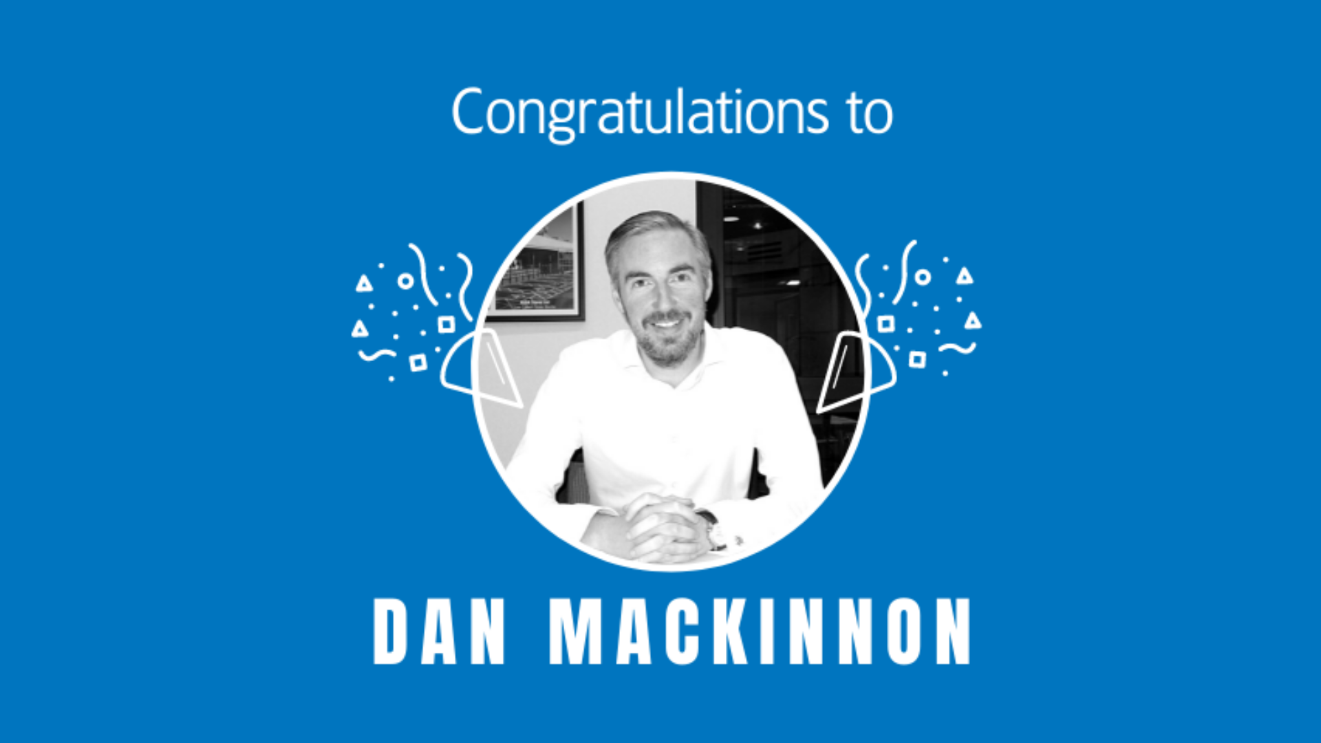 Congratulations to Dan MacKinnon