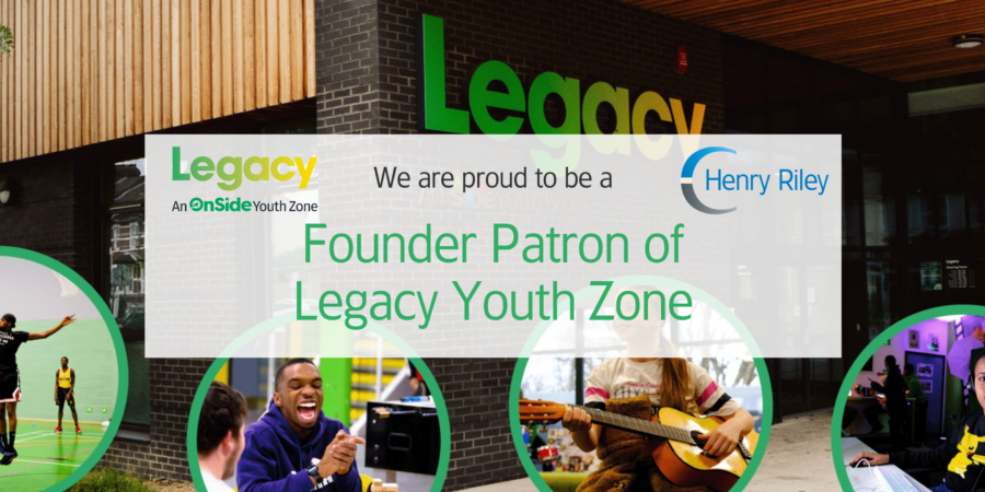 We are proud to be a Founder Patron of Legacy Youth Zone