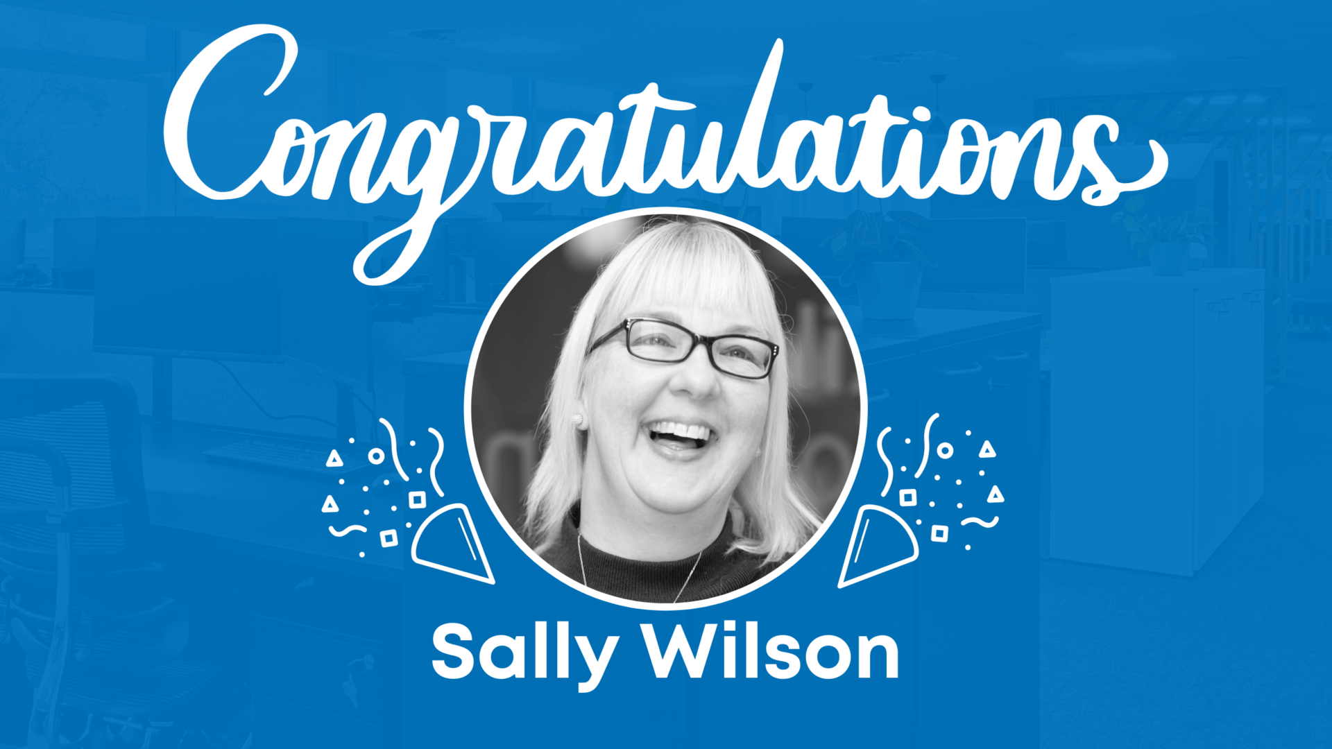 Congratulations to Sally Wilson