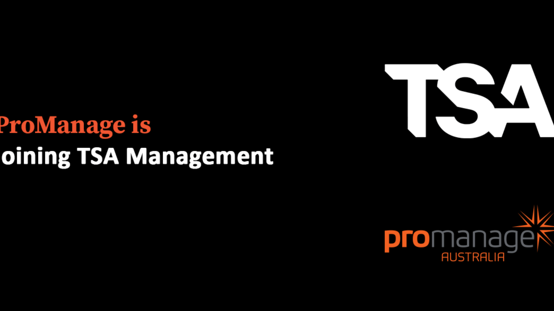 TSA announces ProManage will join Australasian project management group